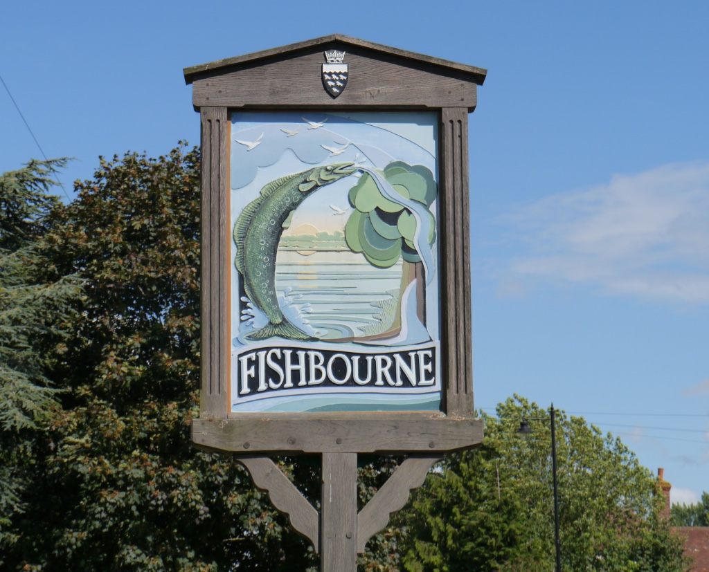 Fishbourne sign